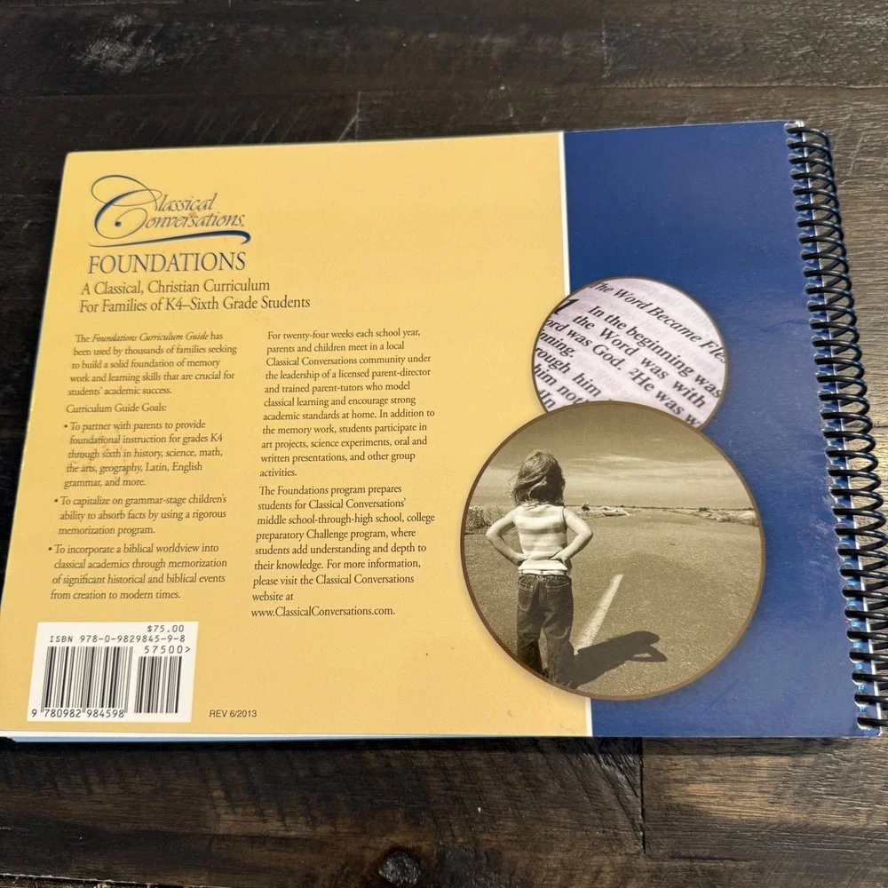 Classical Conversations Foundations 4th Edition Leigh Bortins Homeschool Guide